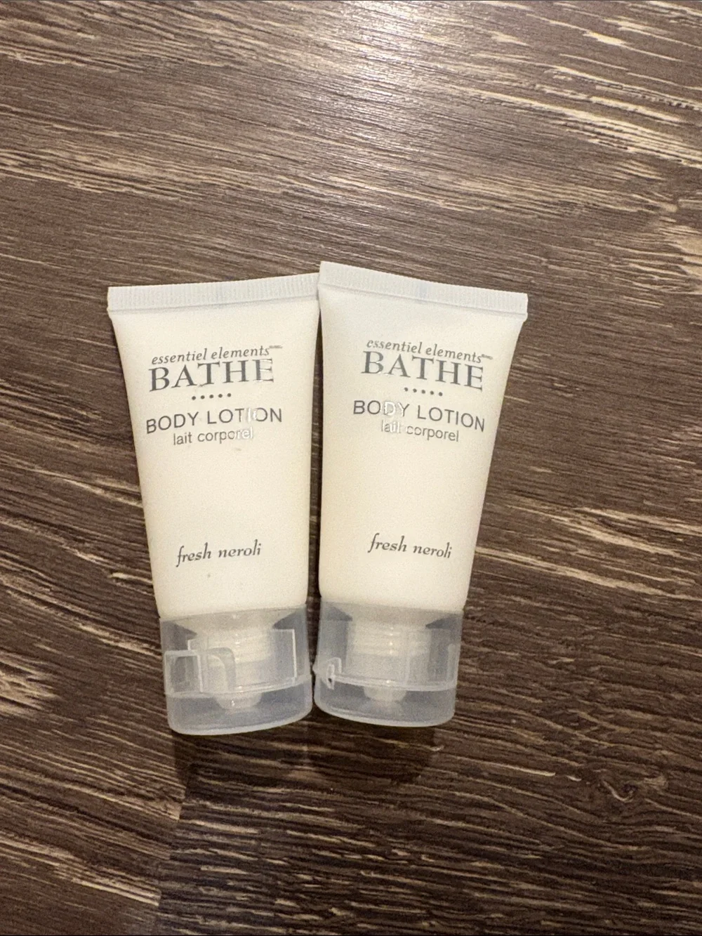 Travel body lotion